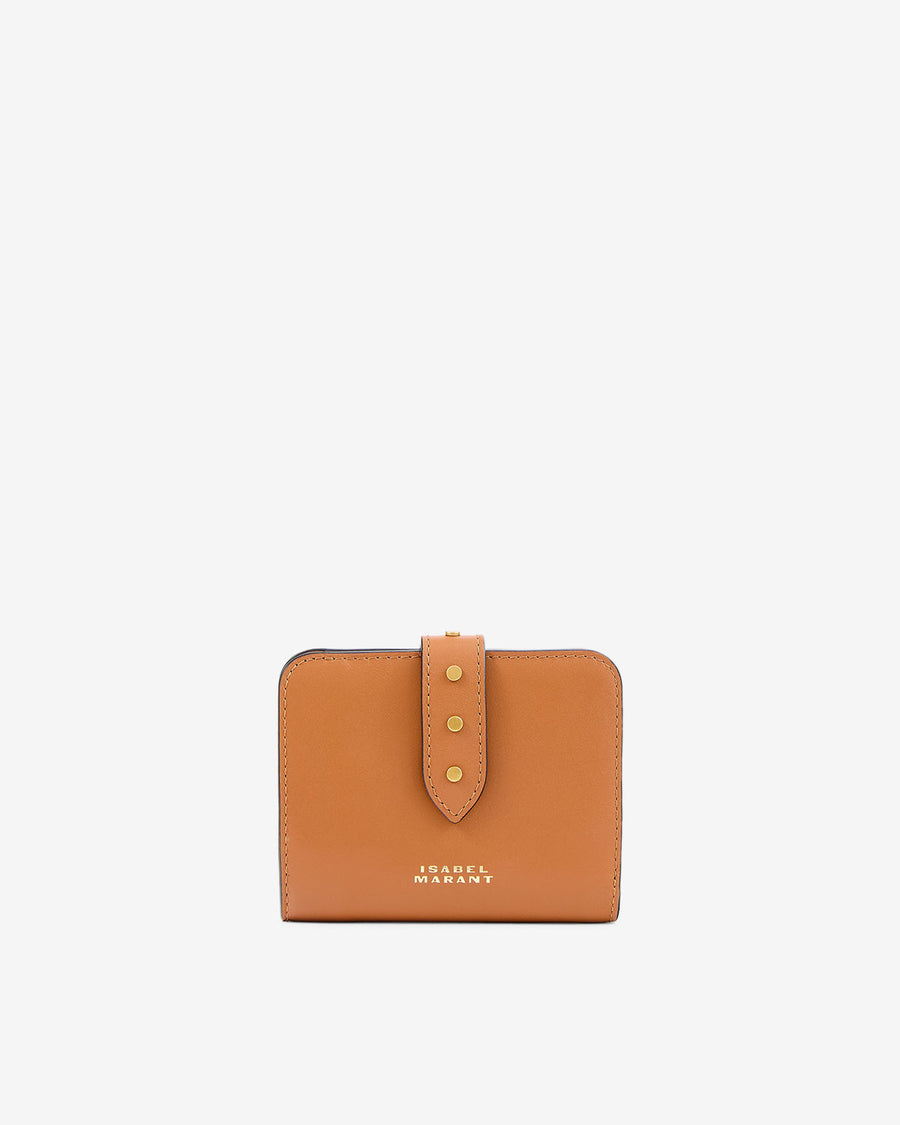 Portefeuille Oskan en cuir — Cognac, vue 2 ; référence MP0090FAB4C17M50CO