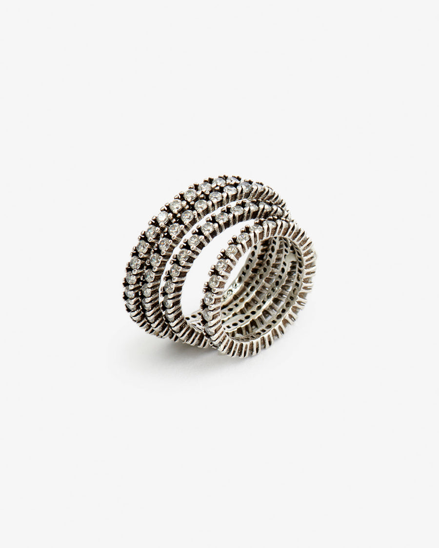 Bague Lauren — Argenté, vue 2 ; référence BG0025FAD4B16BTRSI