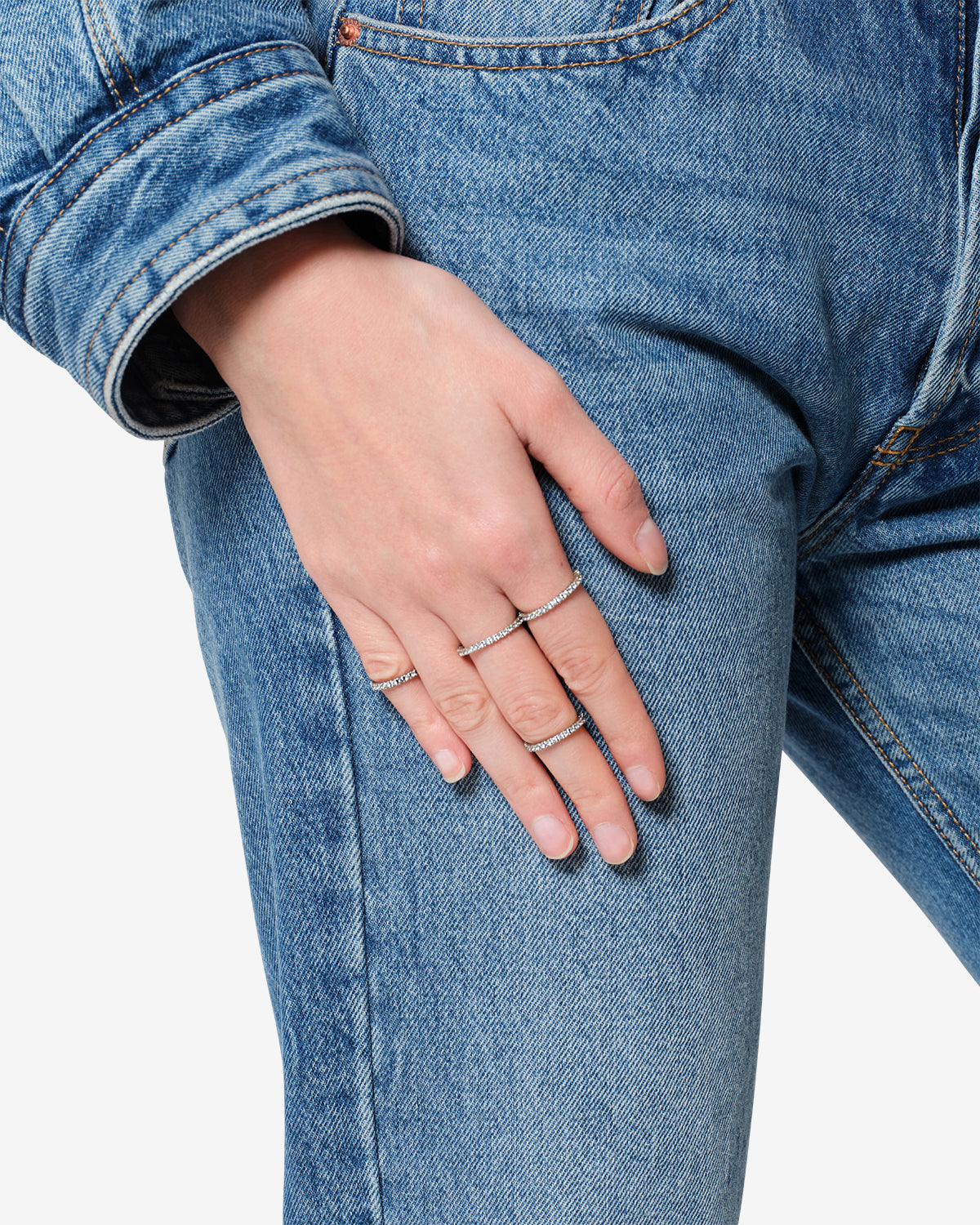 Bague Lauren — Argenté, vue 3 ; référence BG0025FAD4B16BTRSI
