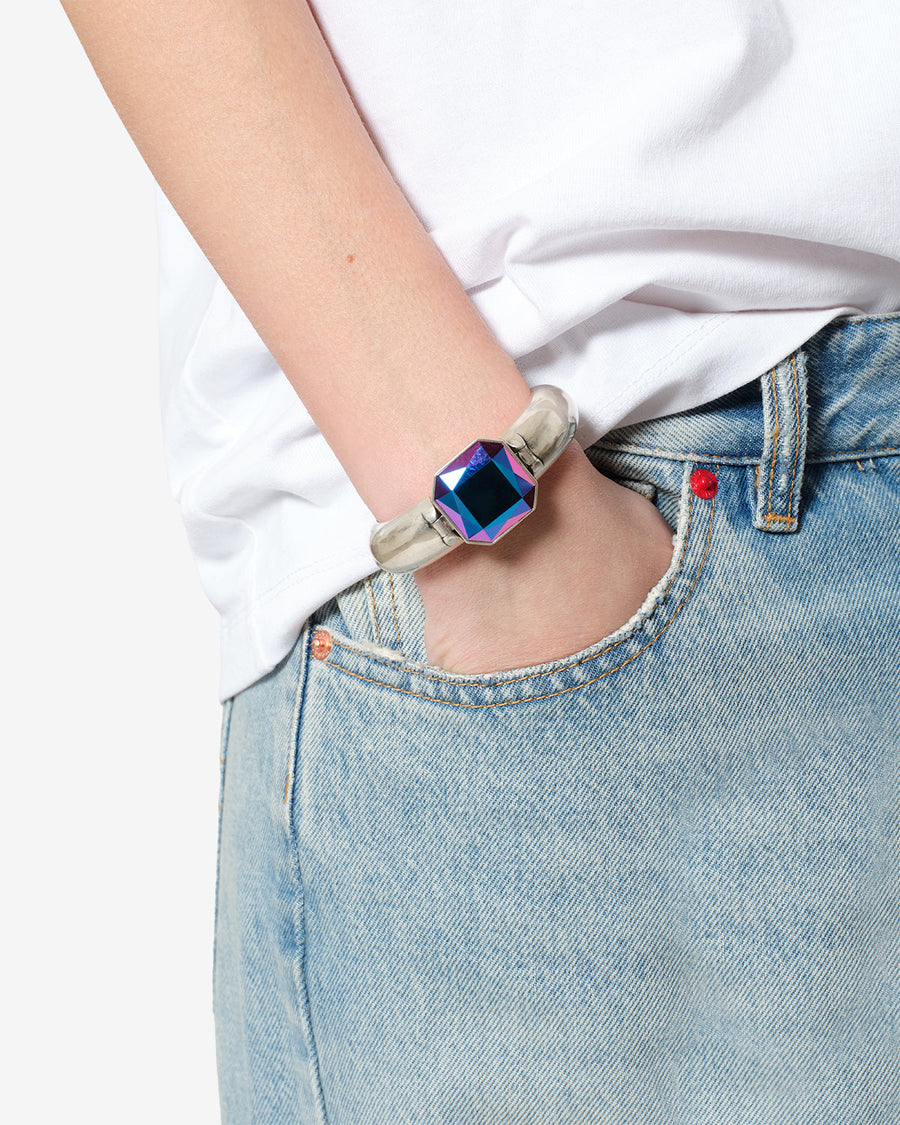 Bracelet Luce — Bleu électrique-argenté, vue 2 ; référence BR0283FAD4B09BEBSI
