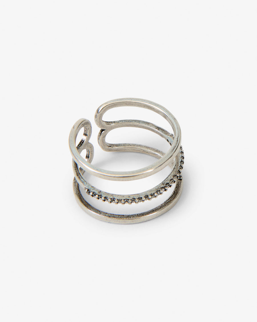 Bague Lauren — Argenté, vue 1 ; référence BG0026FAD4B16BTRSI