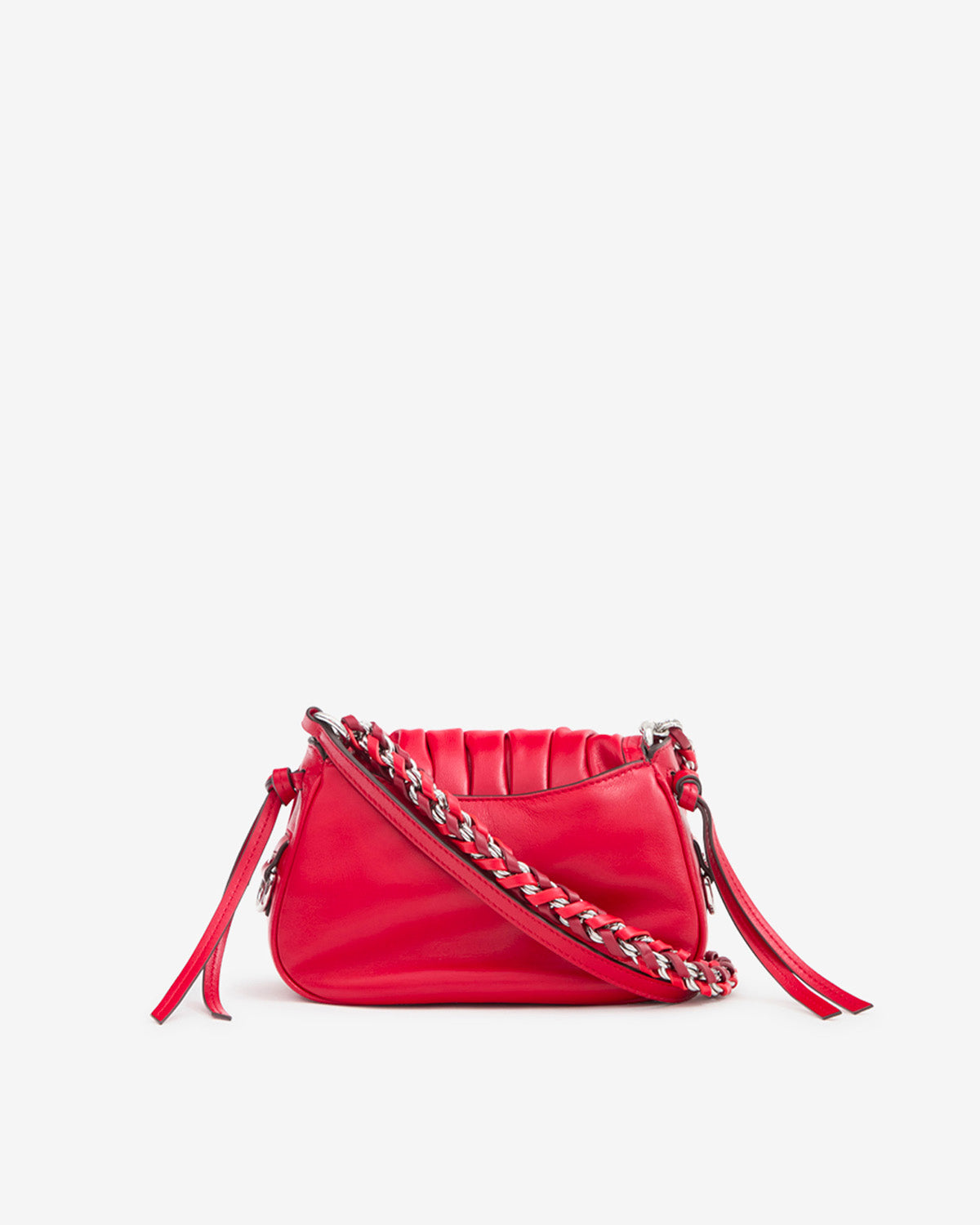 Sac Bolton Xs en cuir — Rouge écarlate, vue 3 ; référence PP0512FCD4C14M70SR