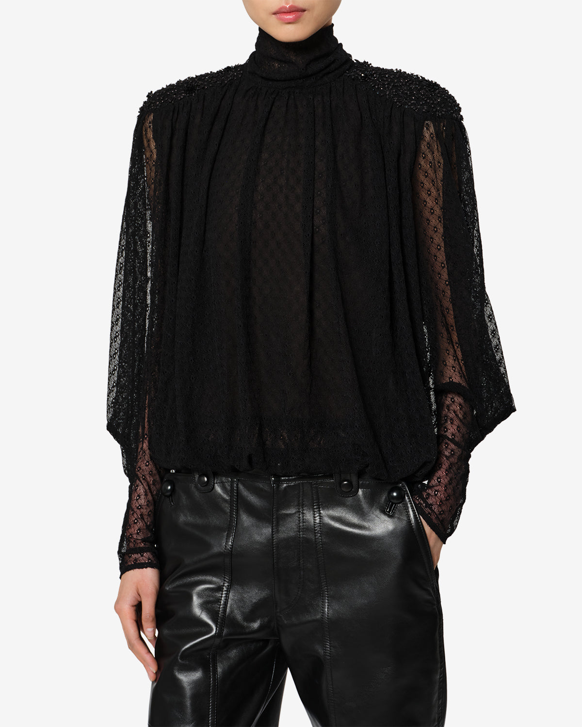 Blouse Oeste — Noir, vue 1 ; référence HT0987FAD4J18I01BK