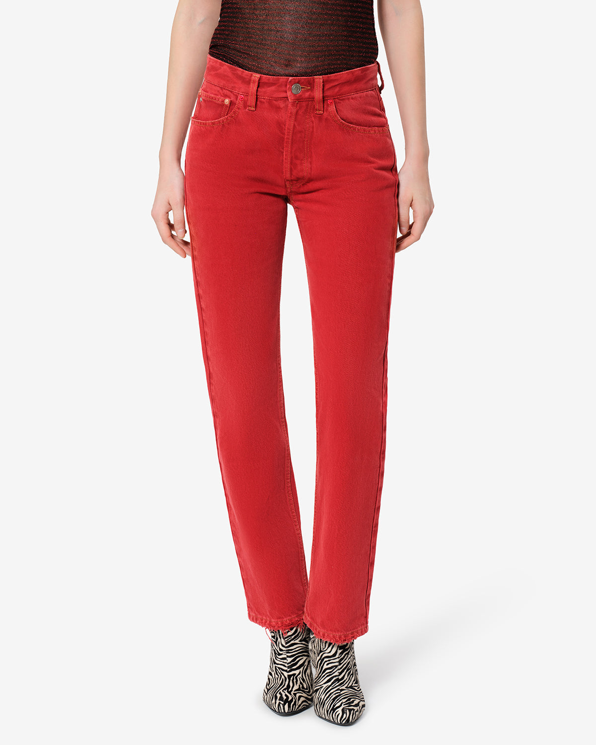 Jean Daya Regular — Rouge, vue 1 ; référence PA0800FAD4H01I70RD