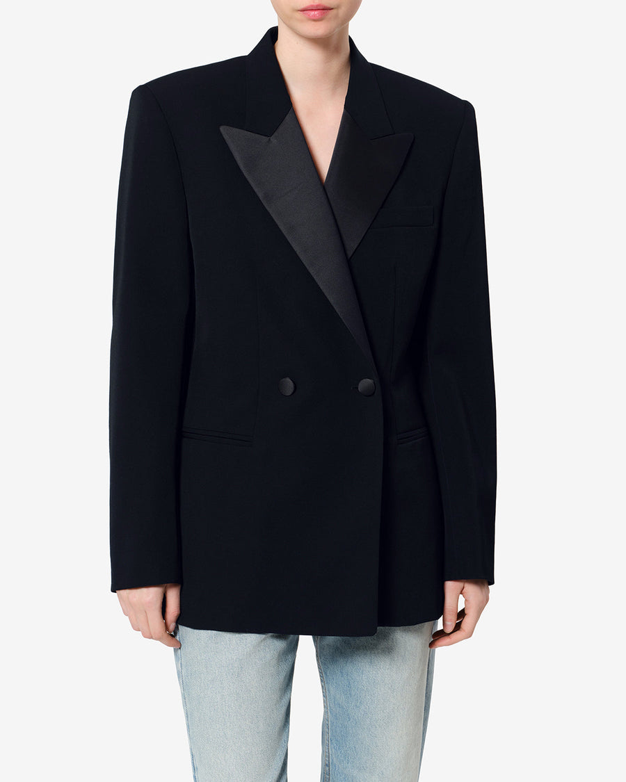 Veste Ranyae en laine — Noir, vue 1 ; référence VE0845FAD4F01I01BK