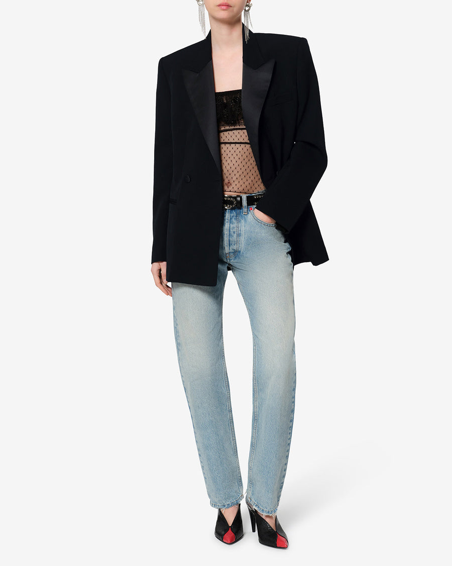 Veste Ranyae en laine — Noir, vue 2 ; référence VE0845FAD4F01I01BK