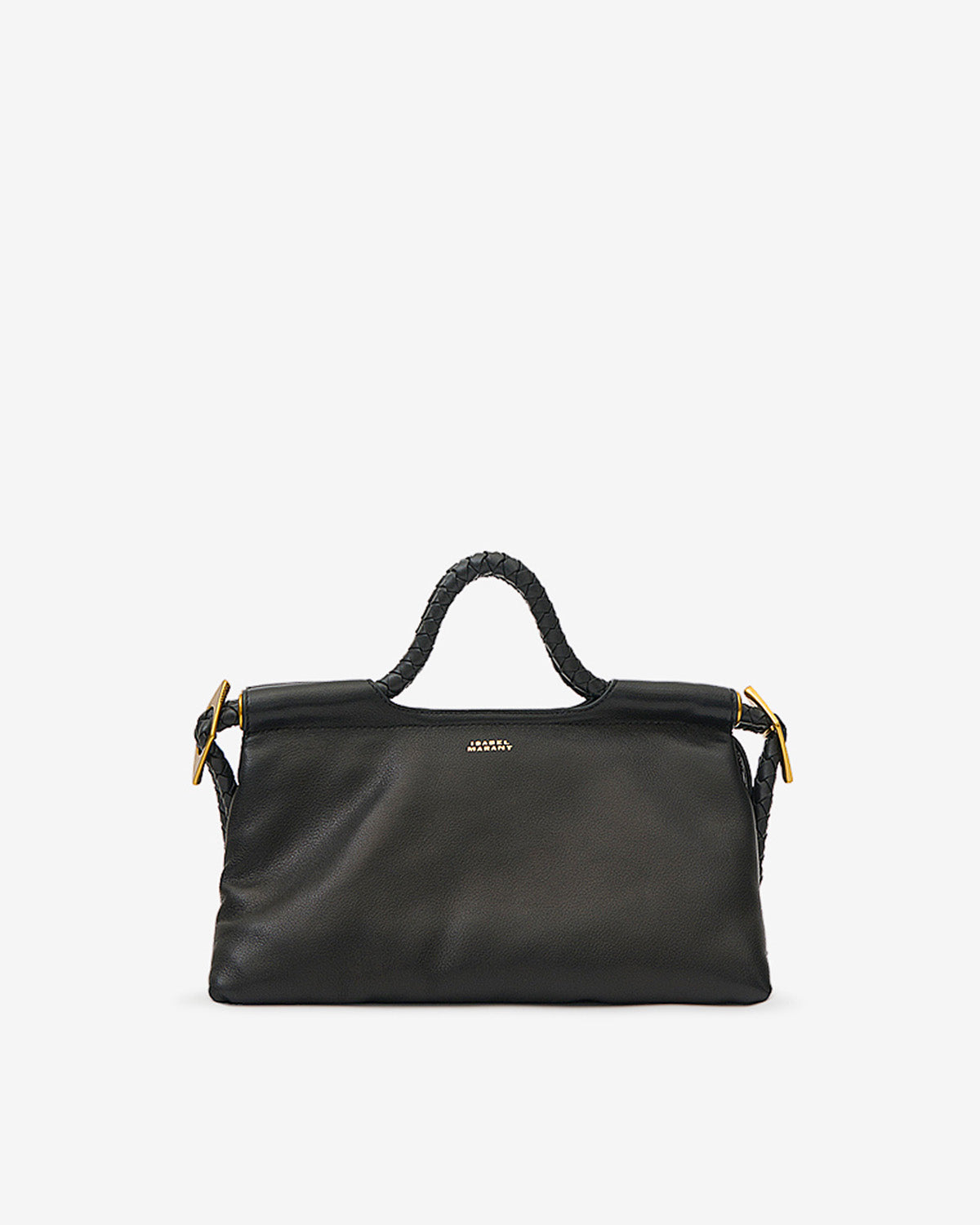 Sac Pipa M en cuir — Noir, vue 2 ; référence PM0124FAD4C01M01BK