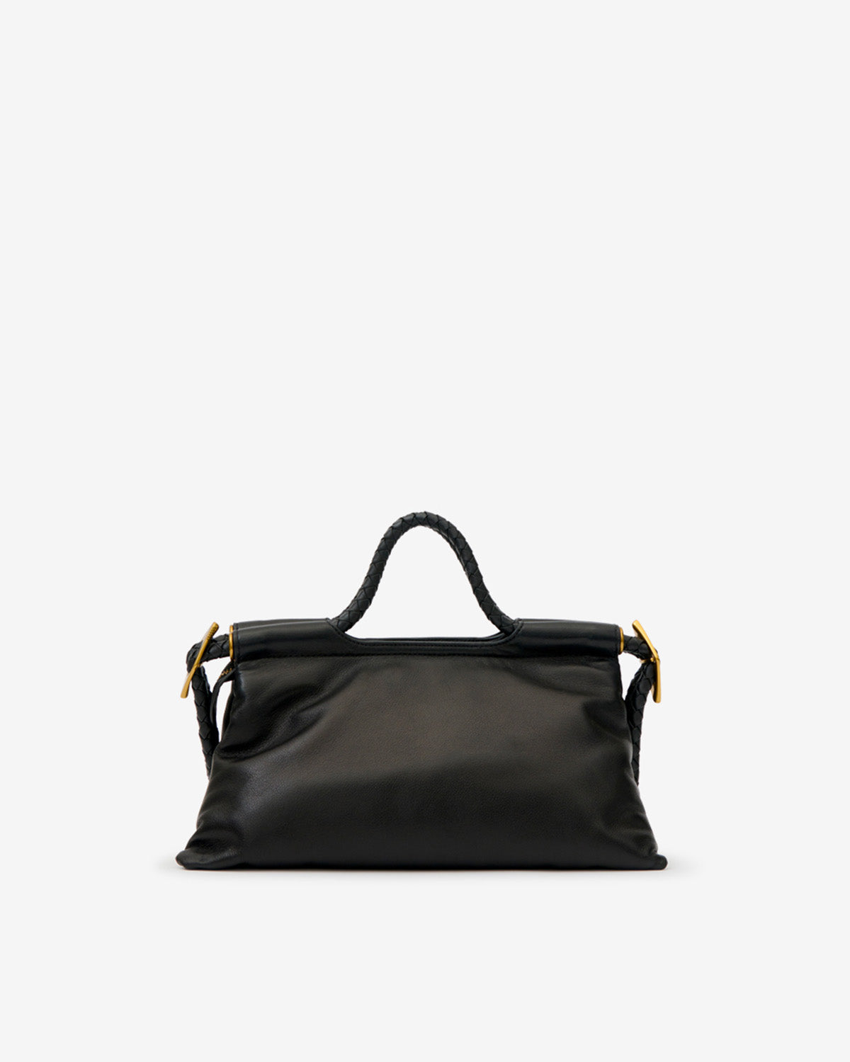 Sac Pipa M en cuir — Noir, vue 3 ; référence PM0124FAD4C01M01BK