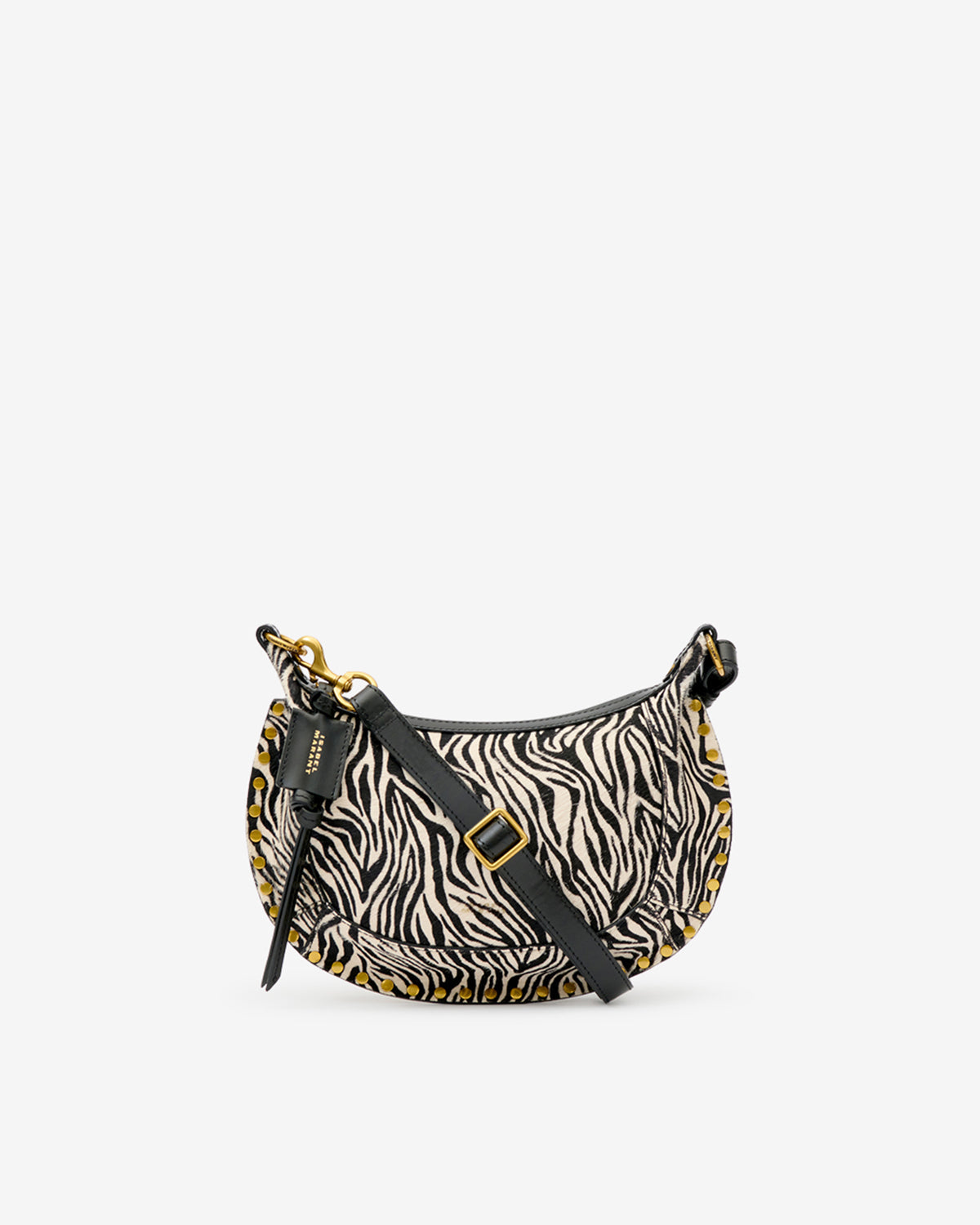 Sac Oskan Moon en cuir effet pony — Zèbre, vue 1 ; référence PP0003FAD4C20M20ZA