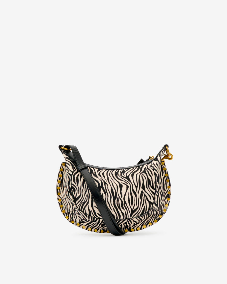 Sac Oskan Moon en cuir effet pony — Zèbre, vue 2 ; référence PP0003FAD4C20M20ZA