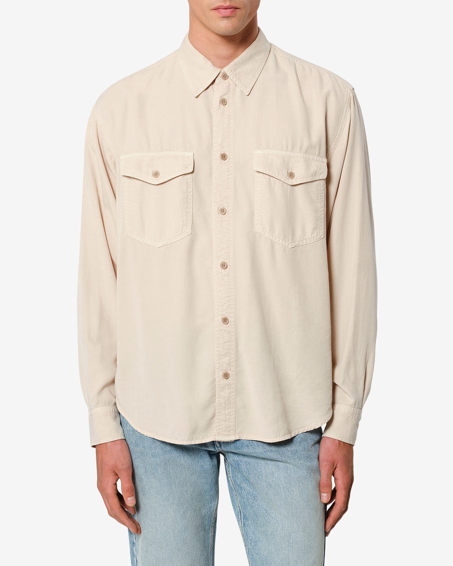 Chemise Saul — Écru, vue 1 ; référence CH0366HAD4I02H23EC