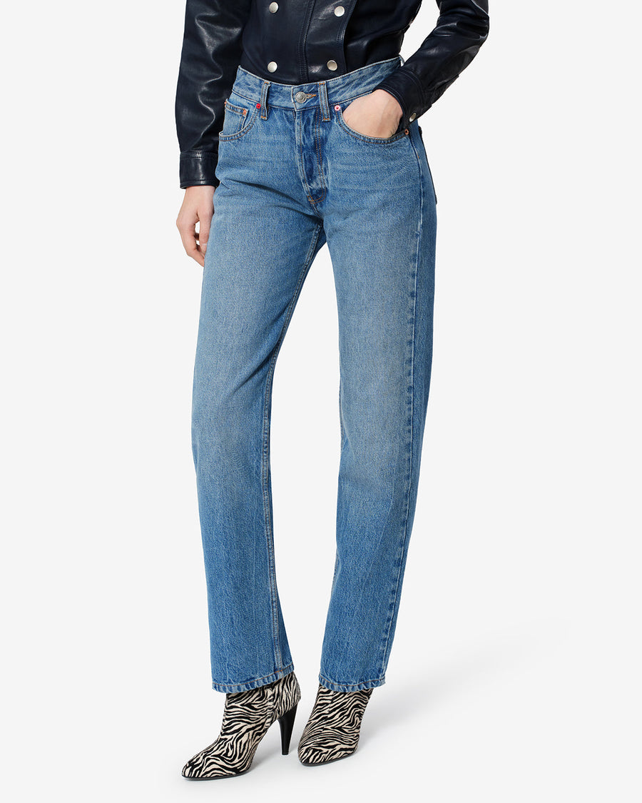 Jean Daya Regular — Bleu, vue 1 ; référence PA0800FAD4H01I30BU