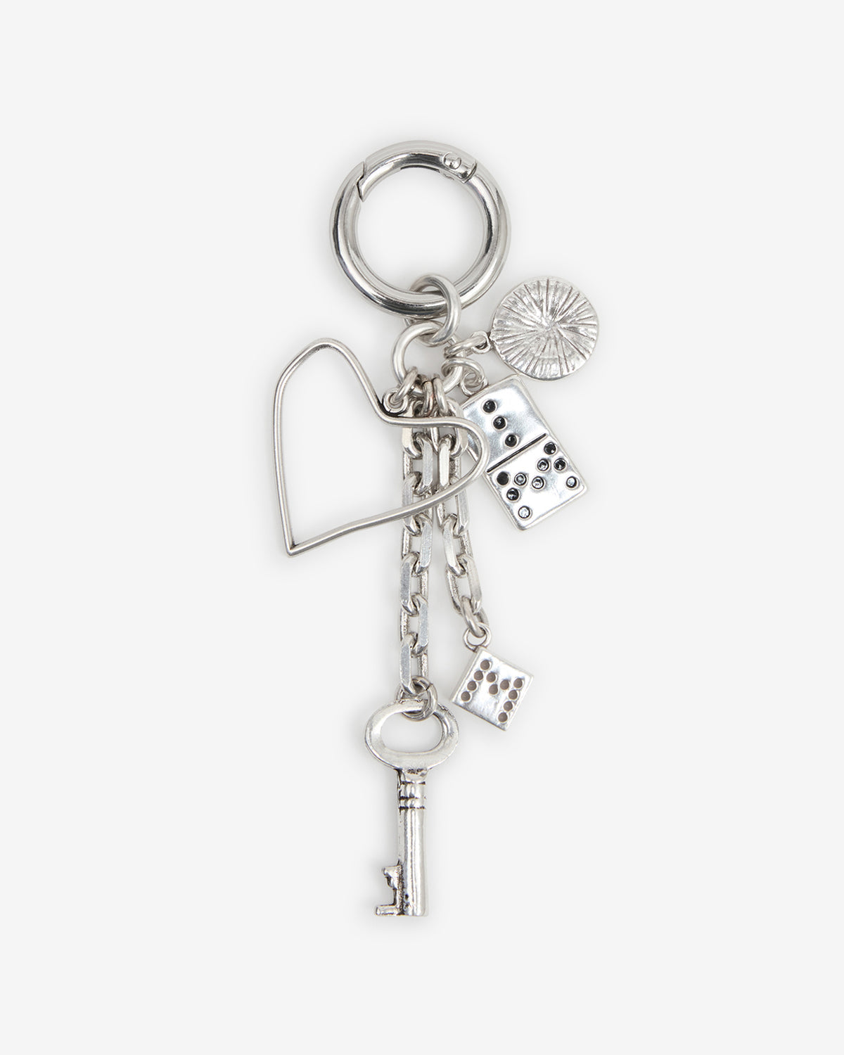 Porte-clés Charms — Argent, vue 1 ; référence PC020BFAD4X01A08SI