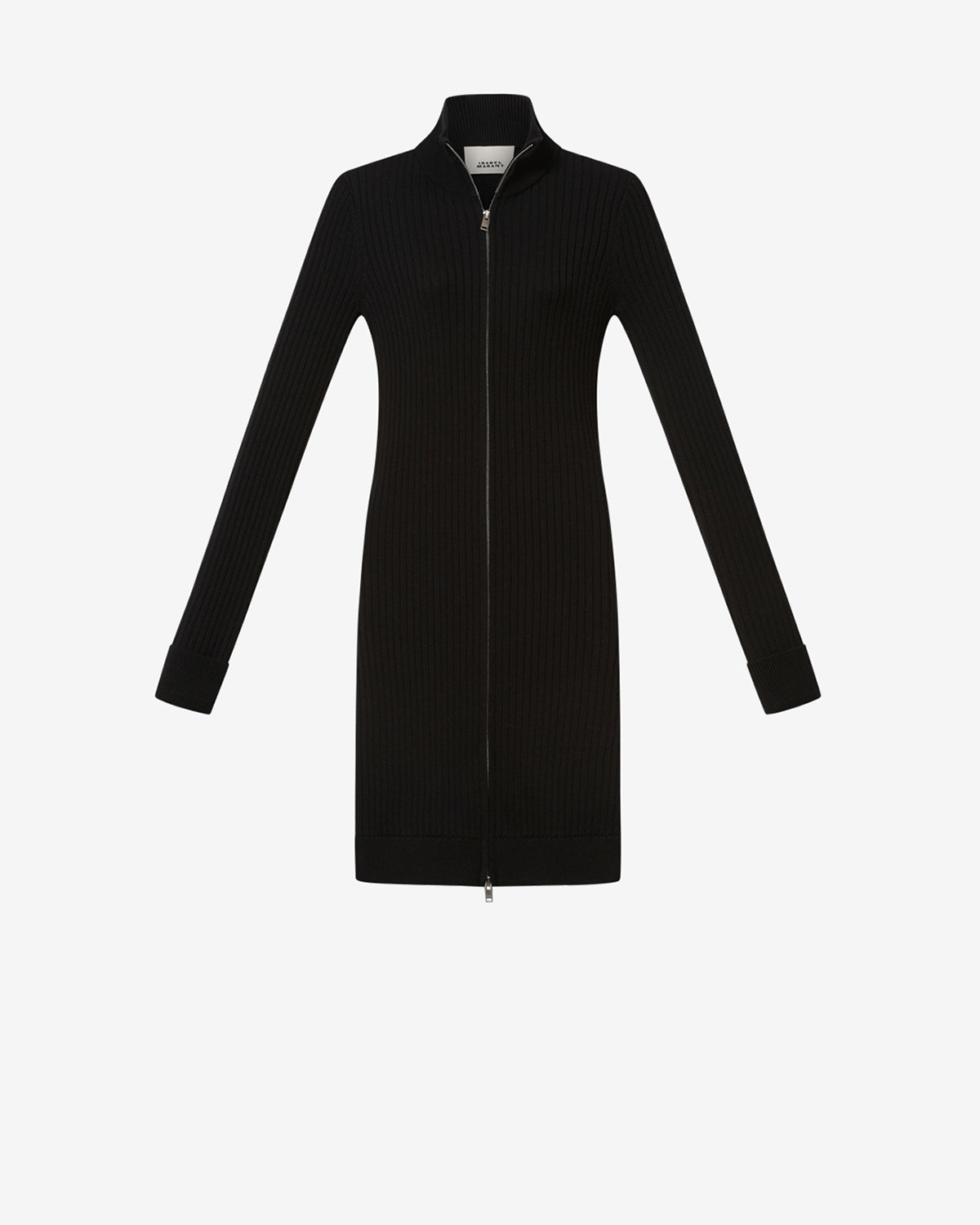 Robe Alexane en laine — Noir, vue 3 ; référence RO1215FAD4L02I01BK