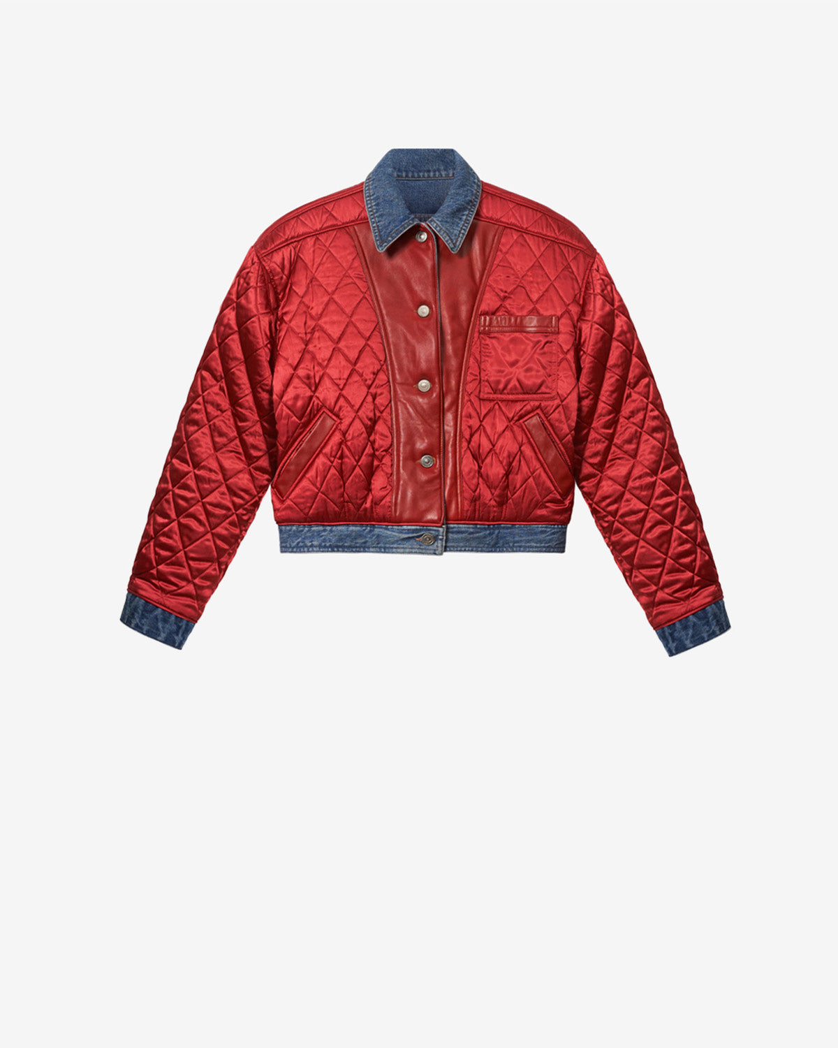 Veste Devyna — Rouge-bleu, vue 2 ; référence VE0813FAD4H04IRDBU