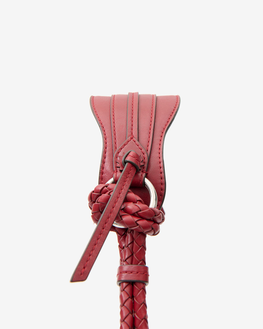 Sac Maia Medium en cuir — Rouge écarlate, vue 1 ; référence PP0501FAD4C06M70SR
