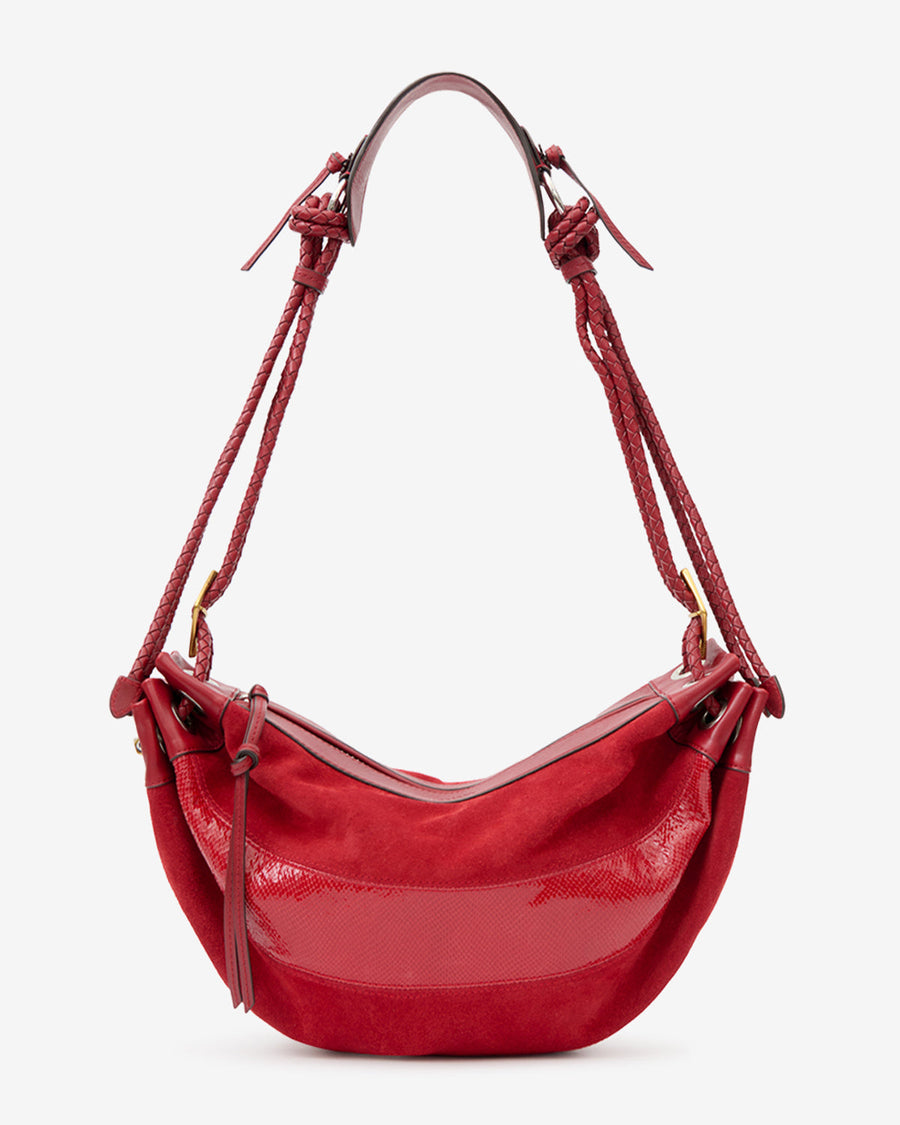 Sac Maia Medium en cuir — Rouge écarlate, vue 2 ; référence PP0501FAD4C06M70SR