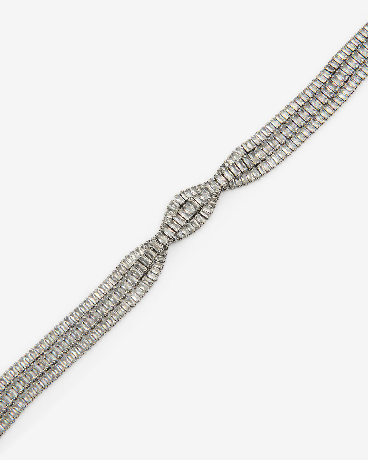 Collier ras du cou Cara — Argenté, vue 3 ; référence RC0092FAD4B05BTRSI
