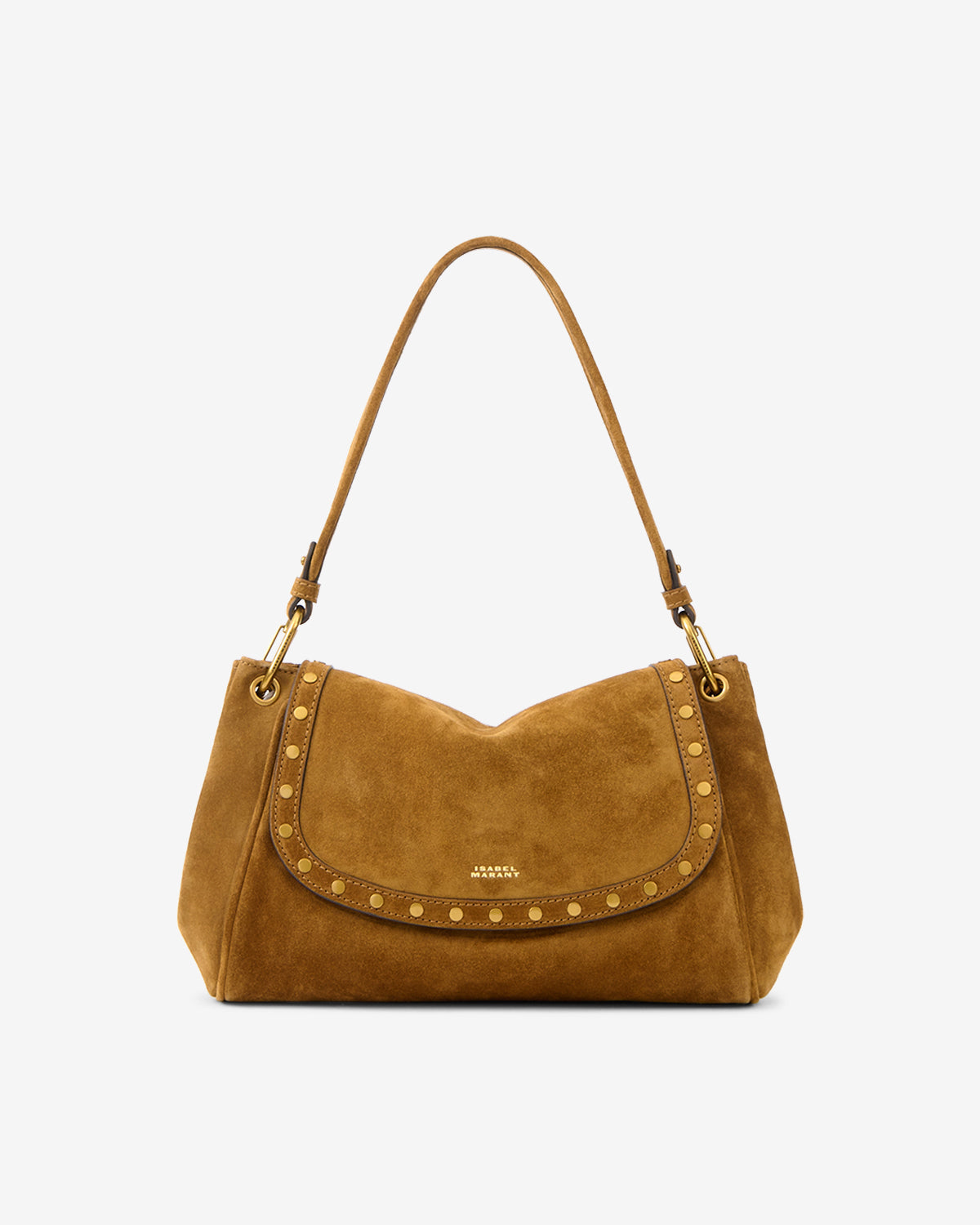 Sac Chany M en cuir velours — Cognac, vue 2 ; référence PP0516FAD4C36M50CO