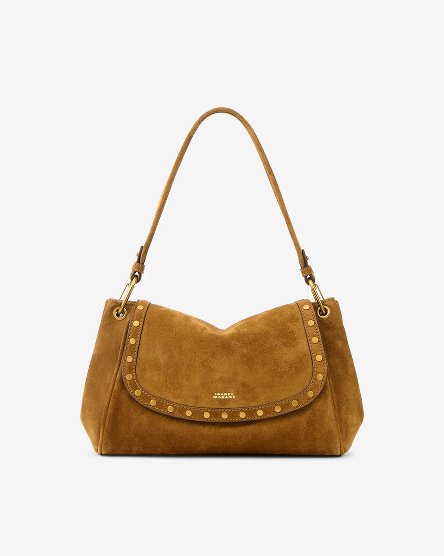 Sac Chany M en cuir velours — Cognac, vue 2 ; référence PP0516FAD4C36M50CO