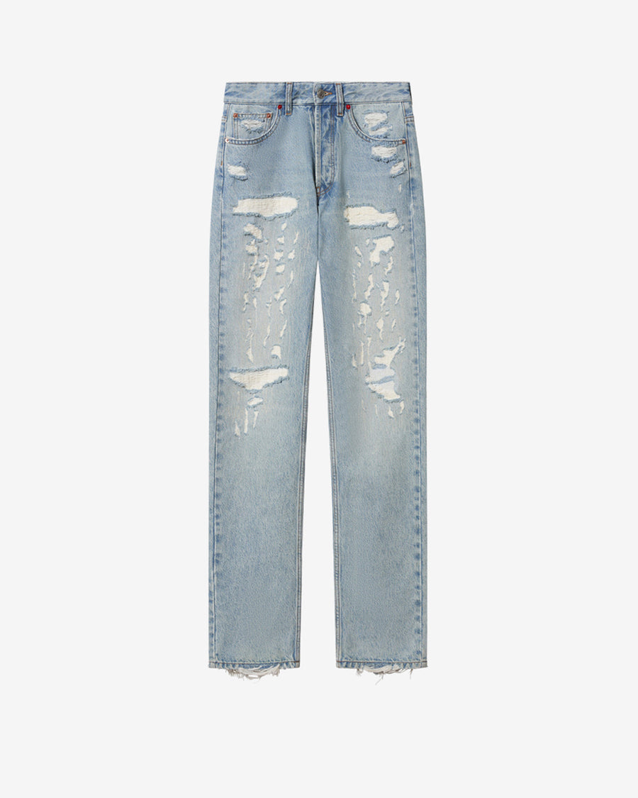 Jean Daya Regular — Bleu usé, vue 2 ; référence PA0800FBD4H05I30UL