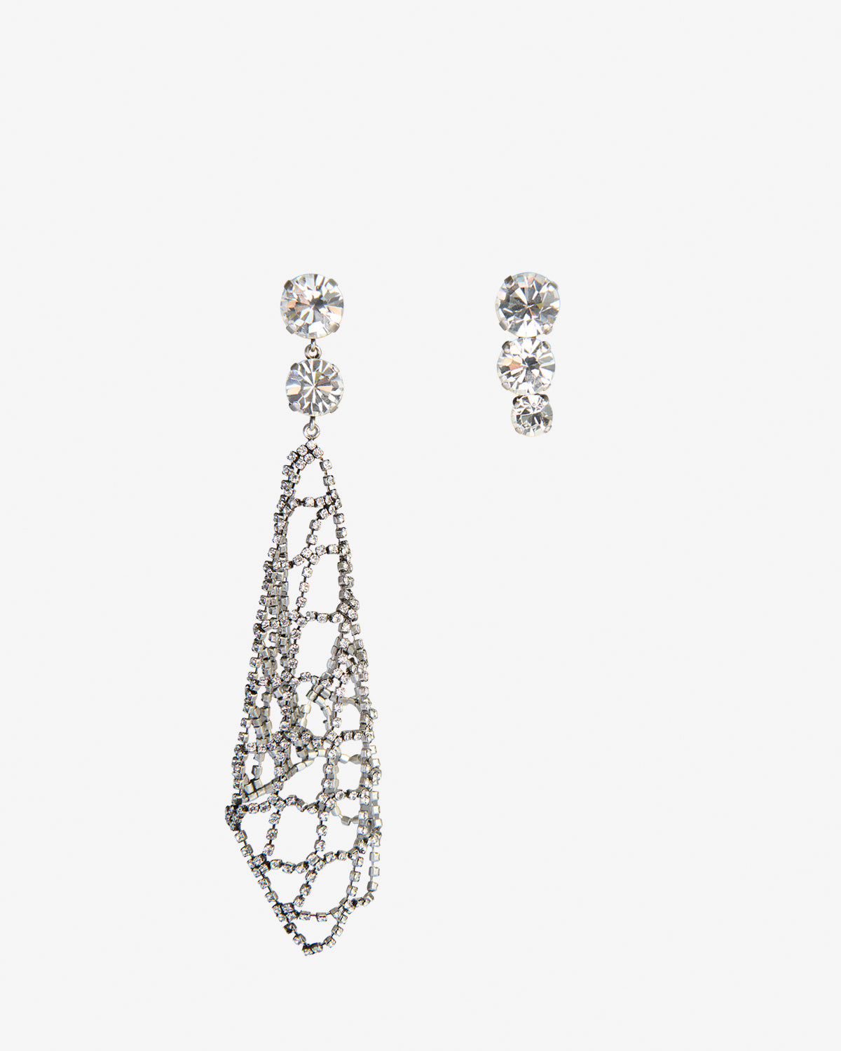 Boucles d'oreille Thalia — Argenté, vue 1 ; référence BL0324FAD4B06BTRSI