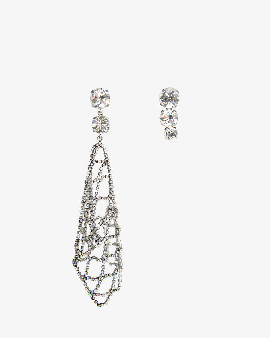 Boucles d'oreille Thalia — Argenté, vue 1 ; référence BL0324FAD4B06BTRSI