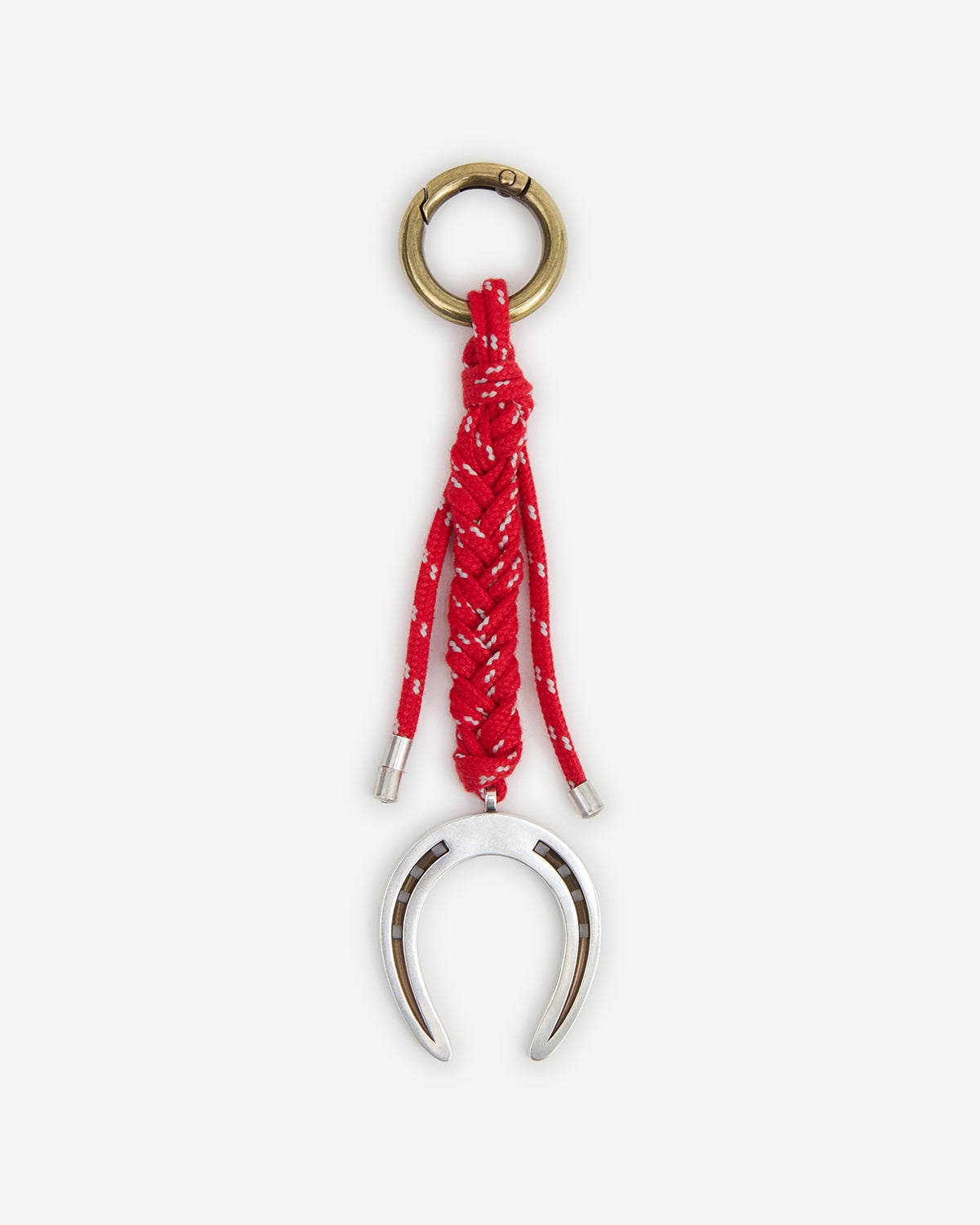 Porte-clés Charms — Rouge-argenté, vue 1 ; référence PC021BFAD4X02ARDSI