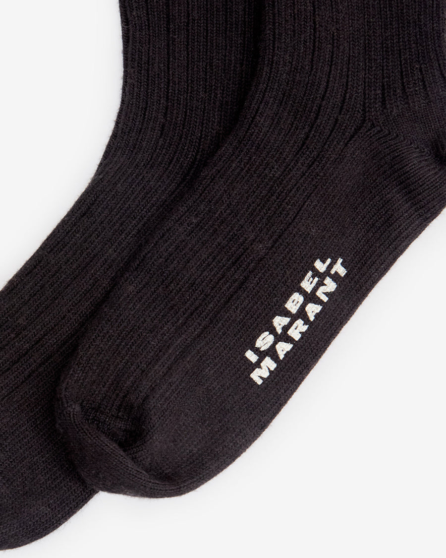 Chaussettes Selver — Noir, vue 2 ; référence CT099JFAD4C02A01BK