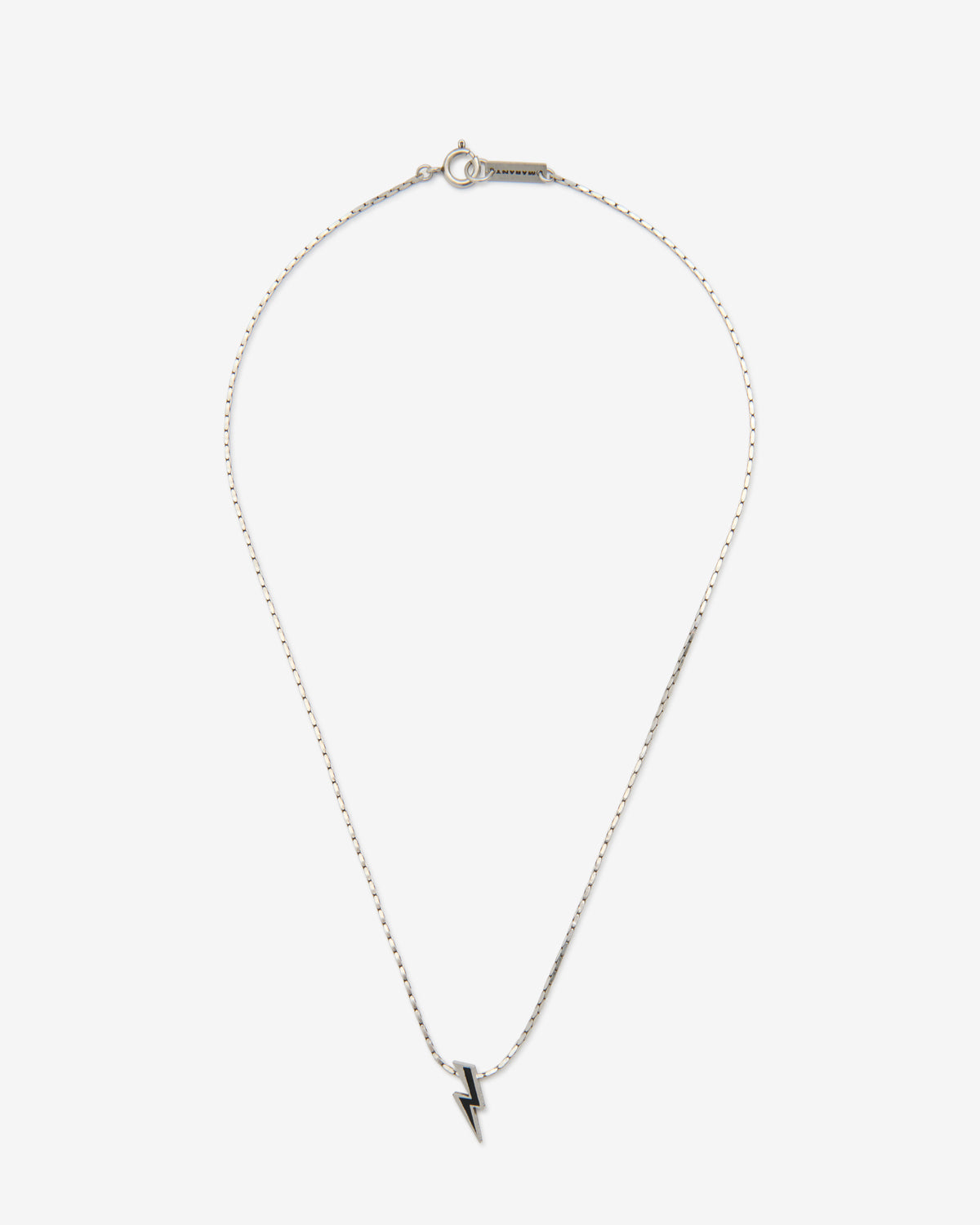 Collier Flash — Noir et argenté, vue 1 ; référence CO0209HAD4B03TBKSI