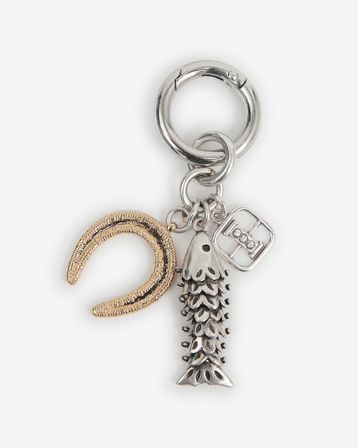 Porte-clés Charms — Argenté-doré, vue 1 ; référence PC019BFAD4X01ASIDO