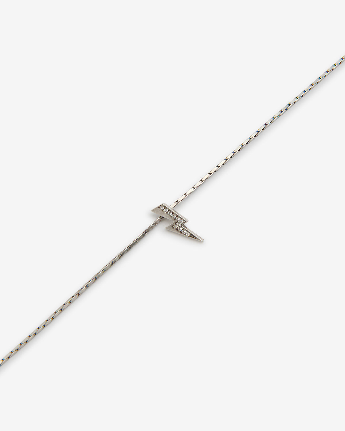 Collier Flash — Argenté, vue 3 ; référence CO0210HAD4B04TTRSI