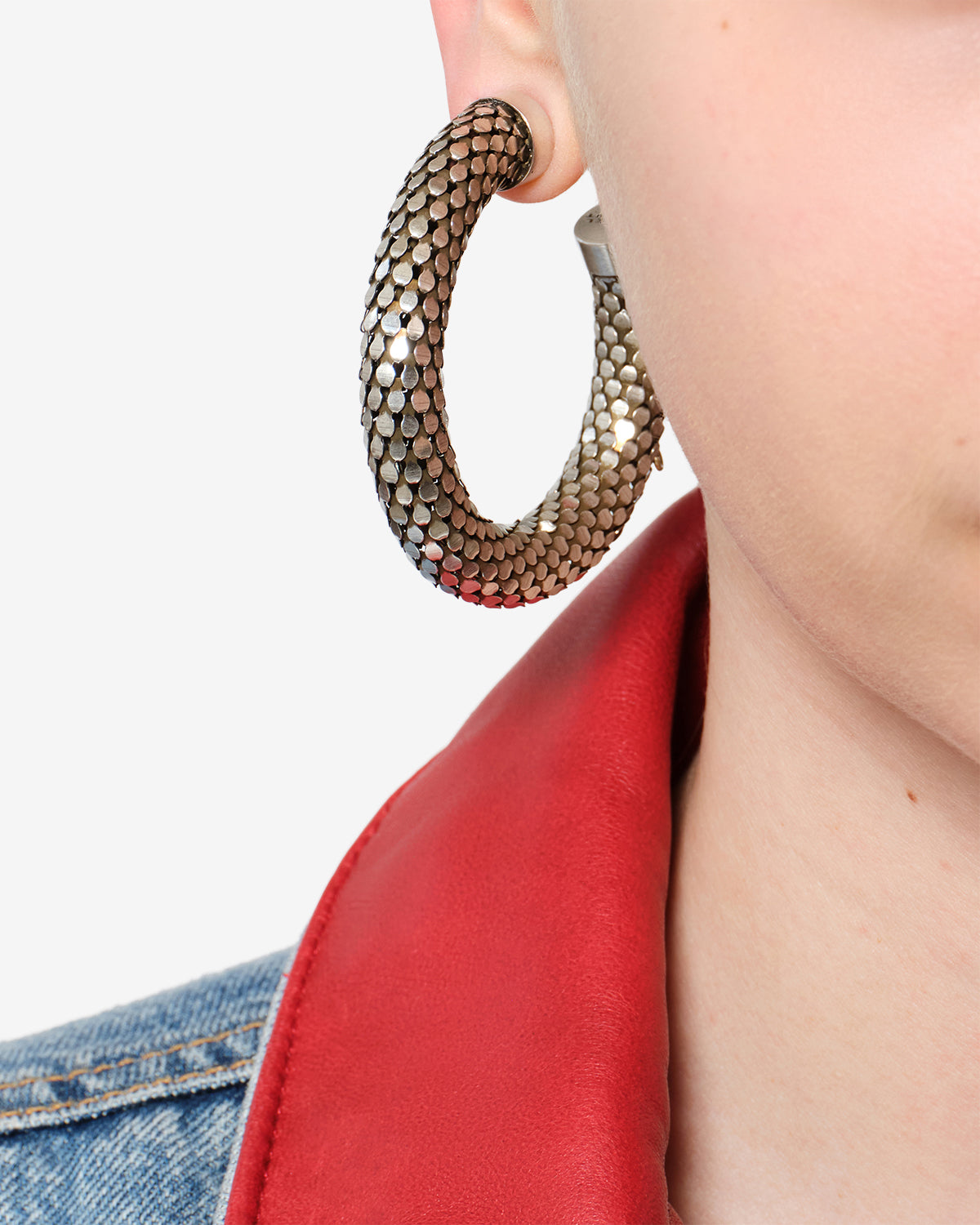 Boucles d'oreille Gaia — Argent, vue 3 ; référence BL0326FAD4B13B08SI