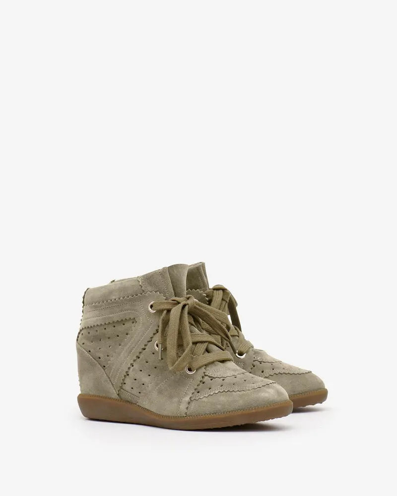 Baskets Bobby, Taupe, Isabel Marant — vue 2