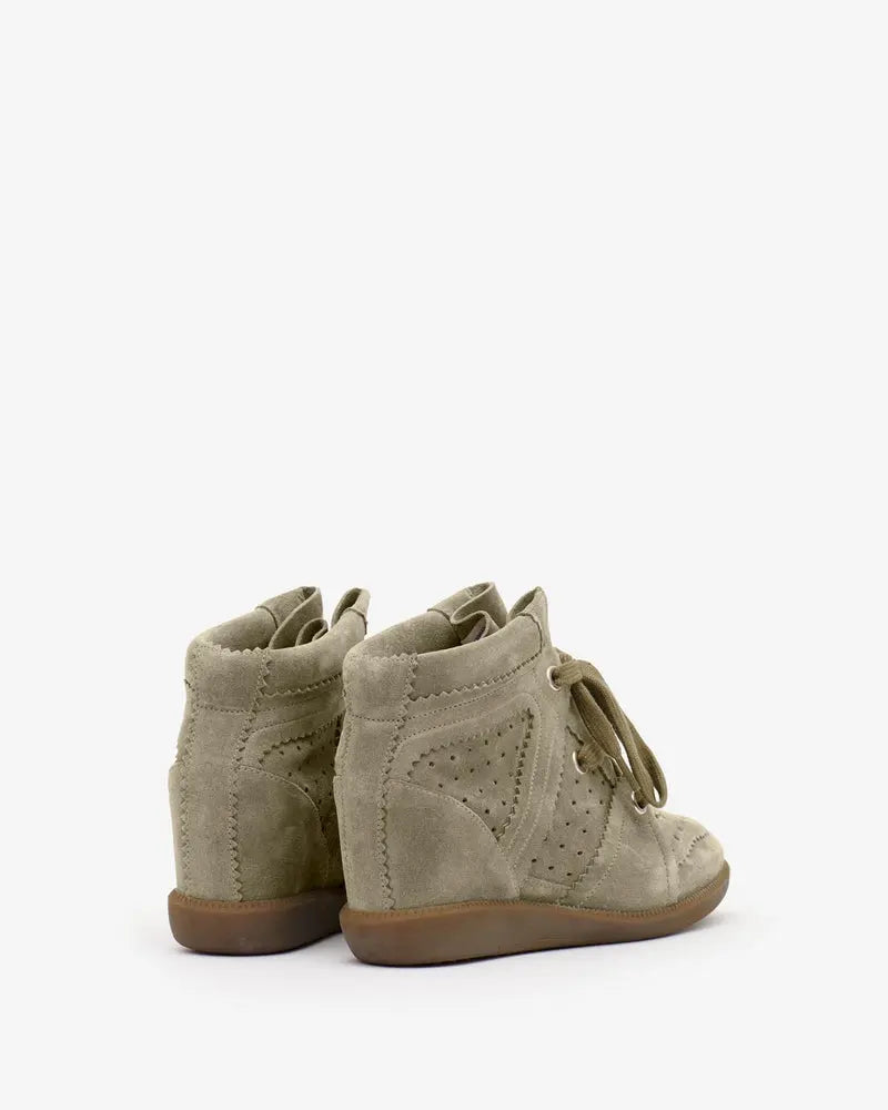 Baskets Bobby, Taupe, Isabel Marant — vue 3