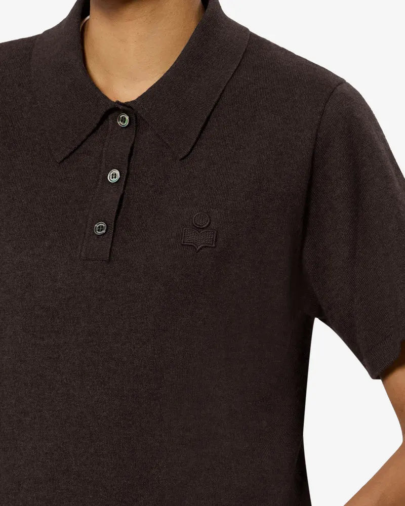 Pull Althea, Chocolat, Marant Étoile — vue 3